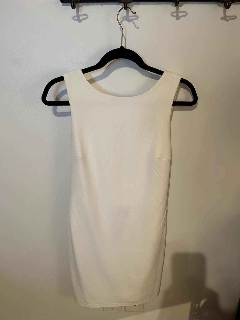 Lulu's Cream Mini Sheath Dress